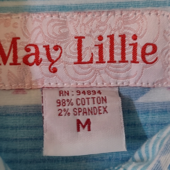 Girls Med Size Snap button Shirt with Ruffles - Picture 4 of 4